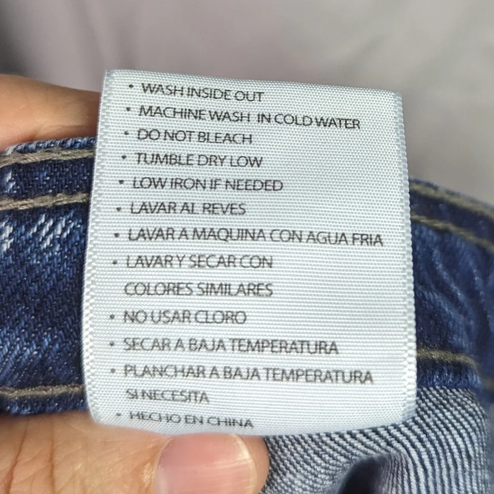 Kancan Bobbie Slim Straight Cargo Jeans Sz 7/27